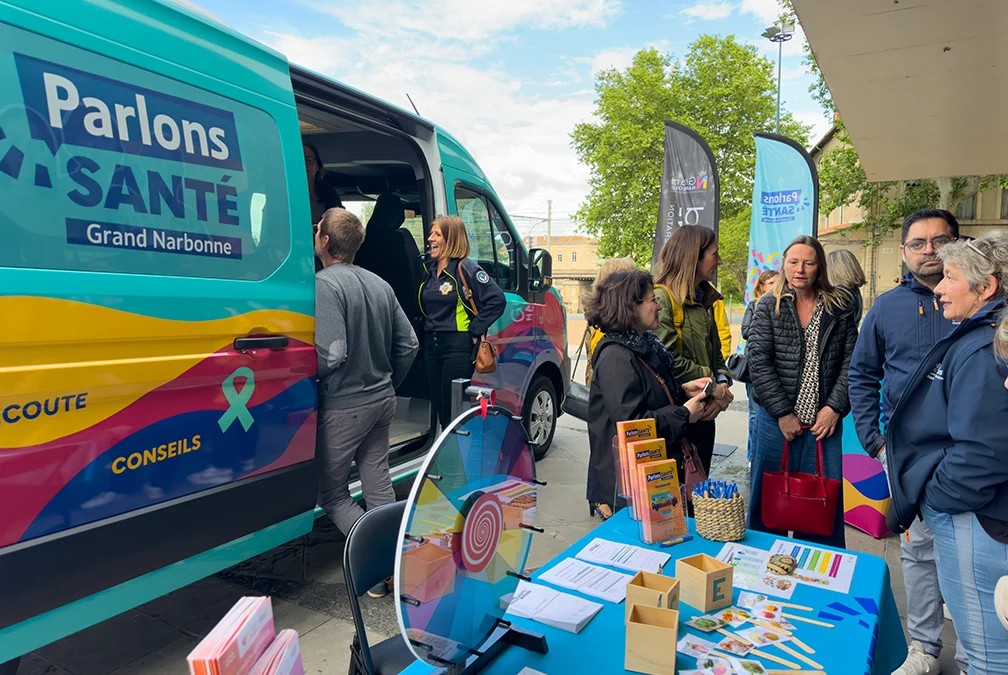 Inauguration du bus « Parlons Santé »