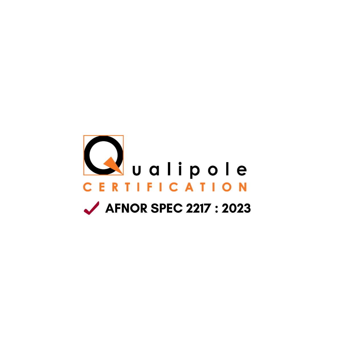 20250218 - LOGO QUALIPOLE CERTIFICATION + AFNOR SPEC 2217