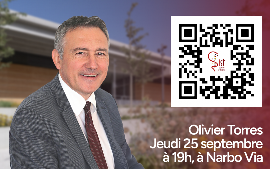 Conférence exceptionnelle avec Olivier Torres, le 25 septembre 2025