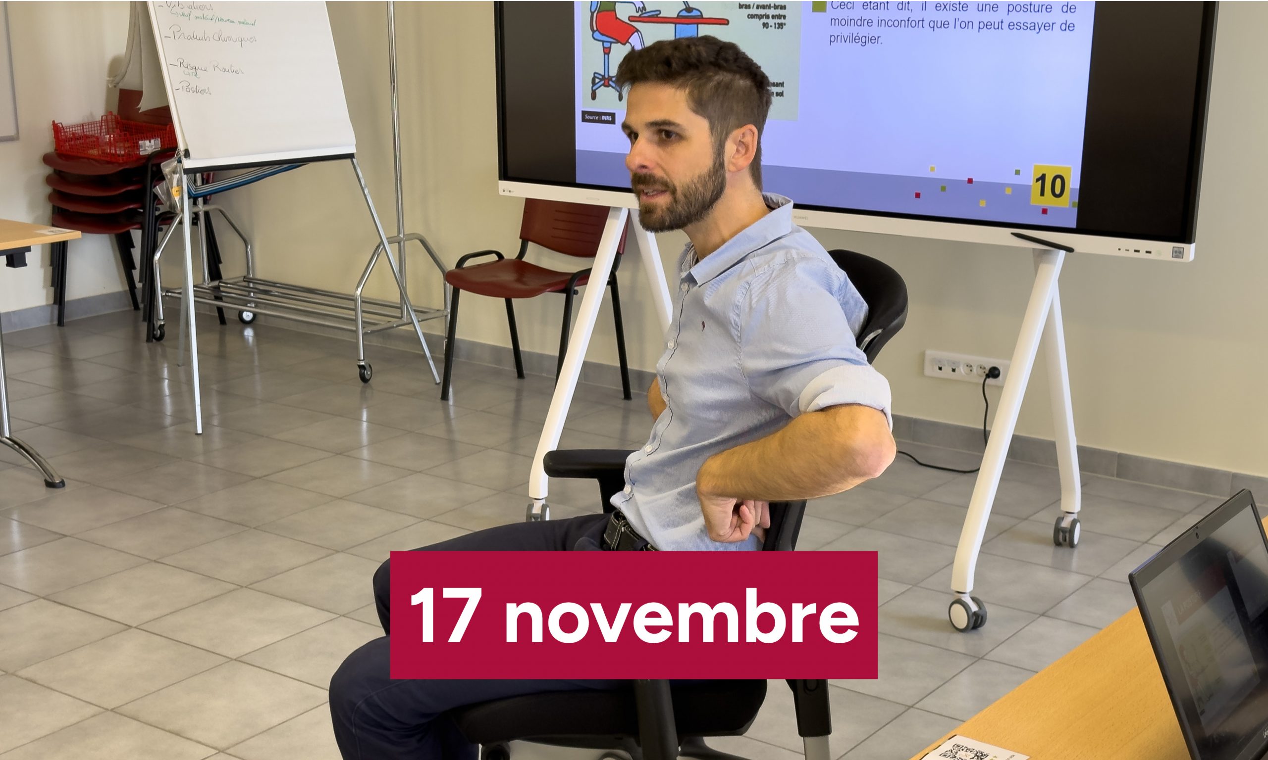 Travail sur écran : modifiez votre poste avec notre ergonome !