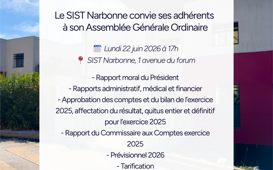 Convocation à l&rsquo;assemblée générale ordinaire