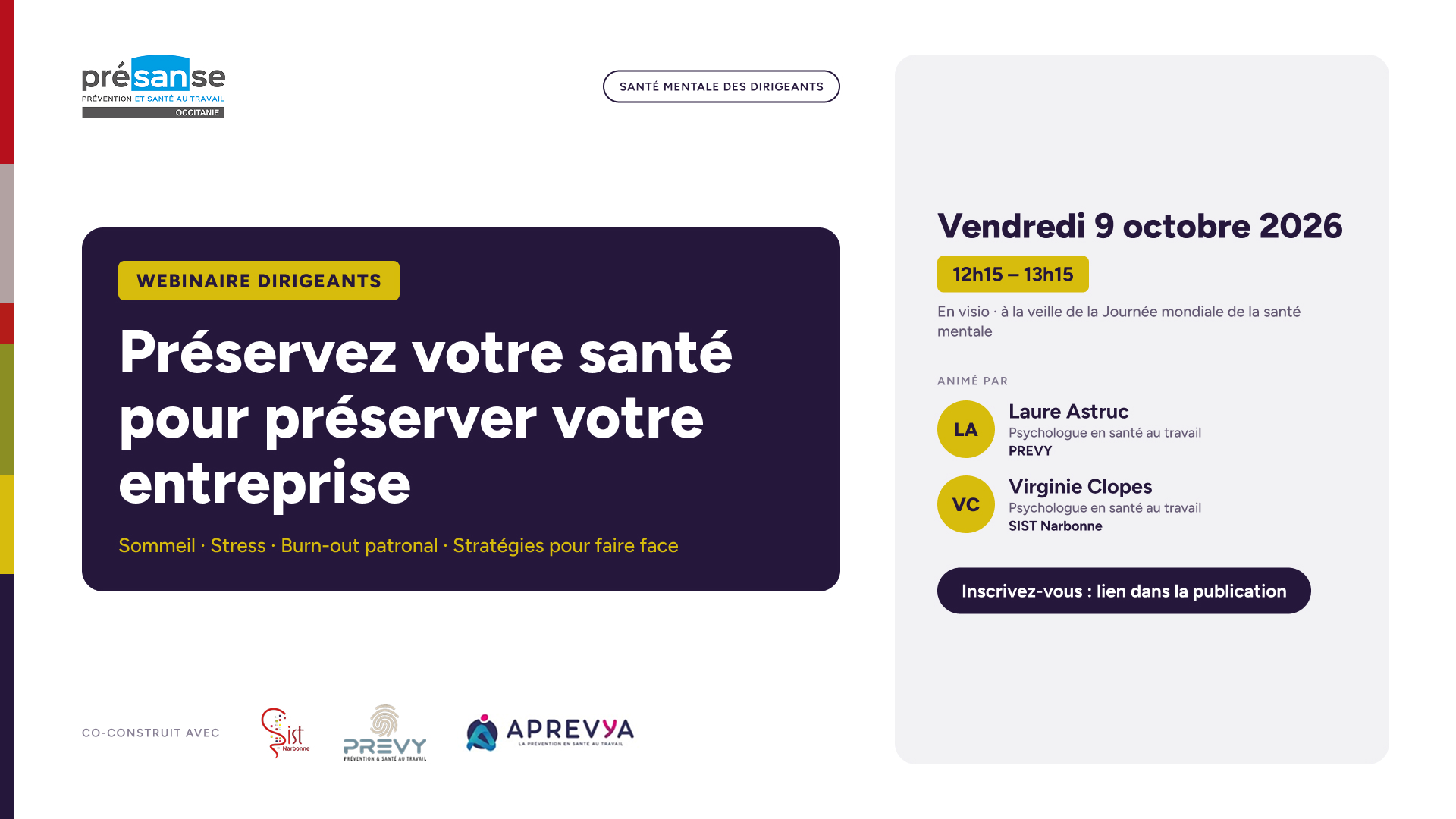 Les sensibilisations du mois de septembre au SIST Narbonne — image 1