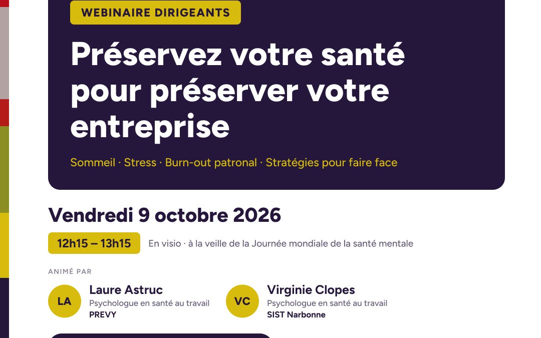 Webinaire pour dirigeants